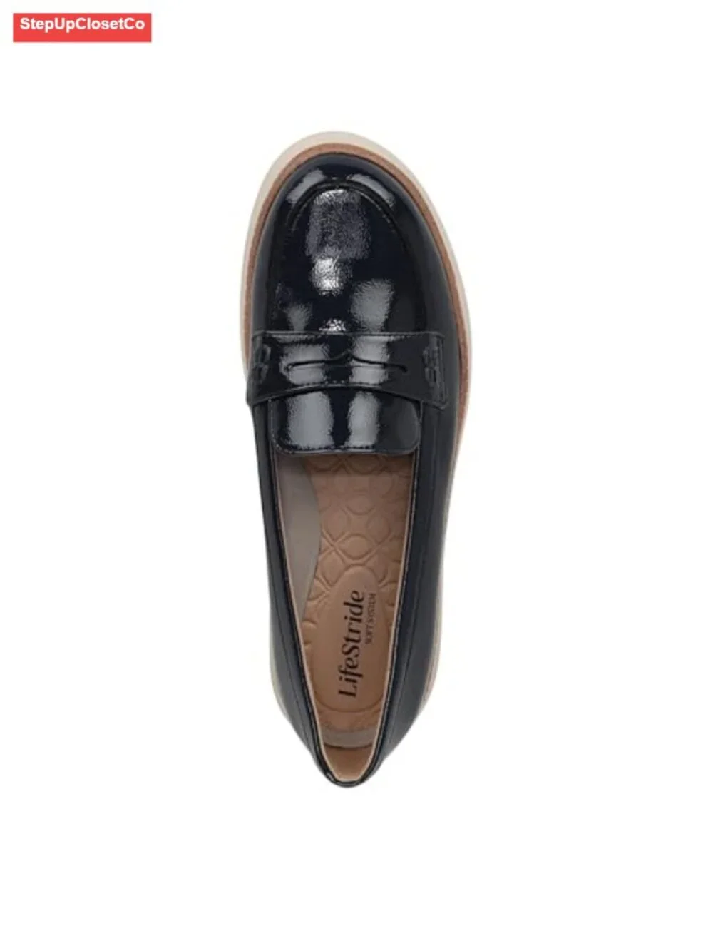 Women's Soft System Platform Loafers Comfort Slip-On Shoes